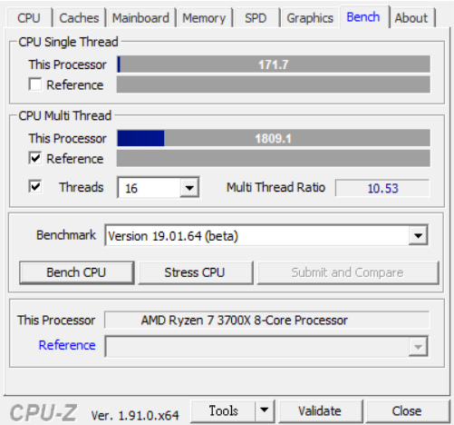 3700X CPU-Z